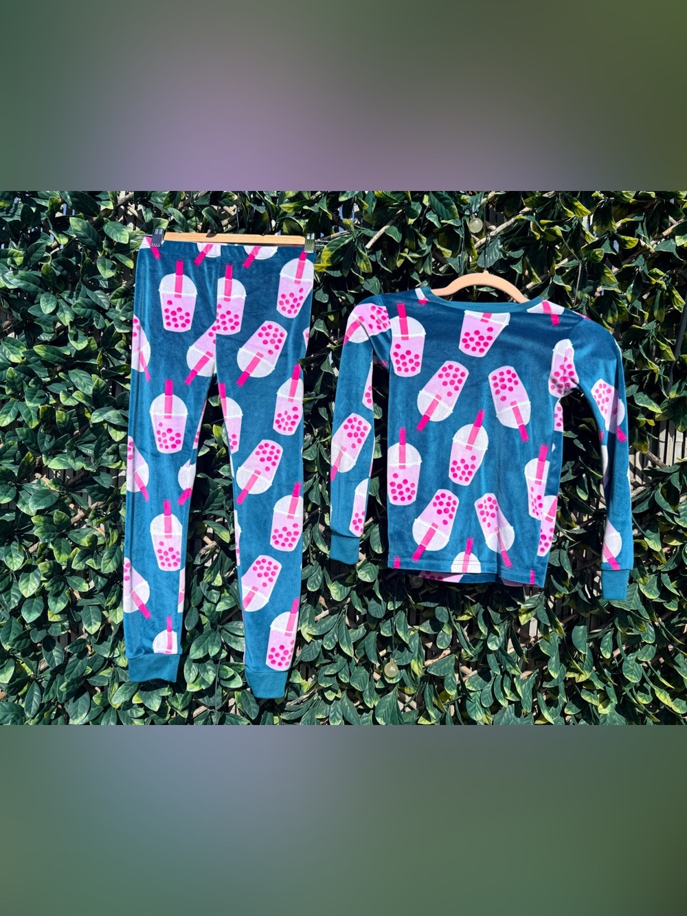 4/$25 • Carter's Girls Boba Tea DreamPlush Snug Fit 2-Piece Pajamas
